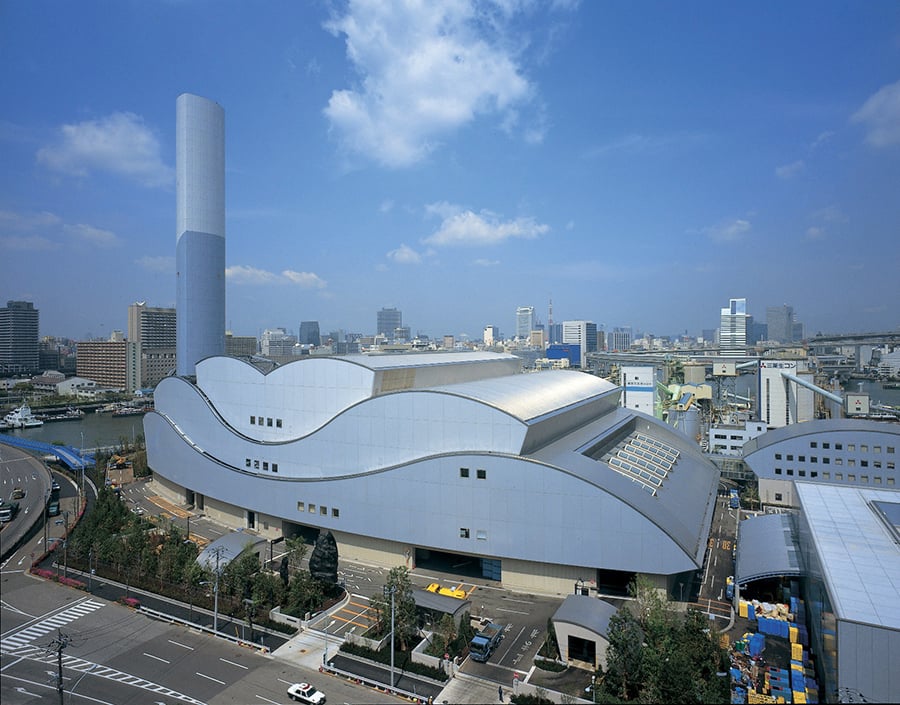 Minato Waste-to-Energy Plant in Tokyo