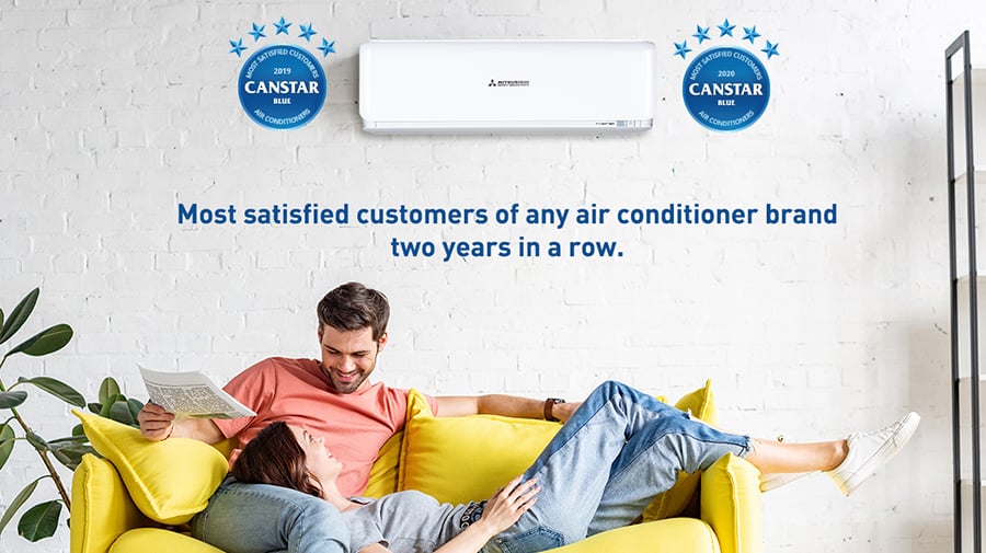 MHI Thermal Systems' Air Conditioners for the Australian and New Zealand Markets Receive Canstar Blue Award for Second Straight Year
