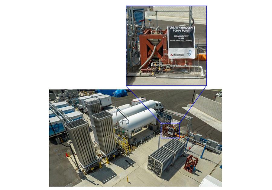 90 MPa-class ultra-high-pressure liquid hydrogen pump for hydrogen stations