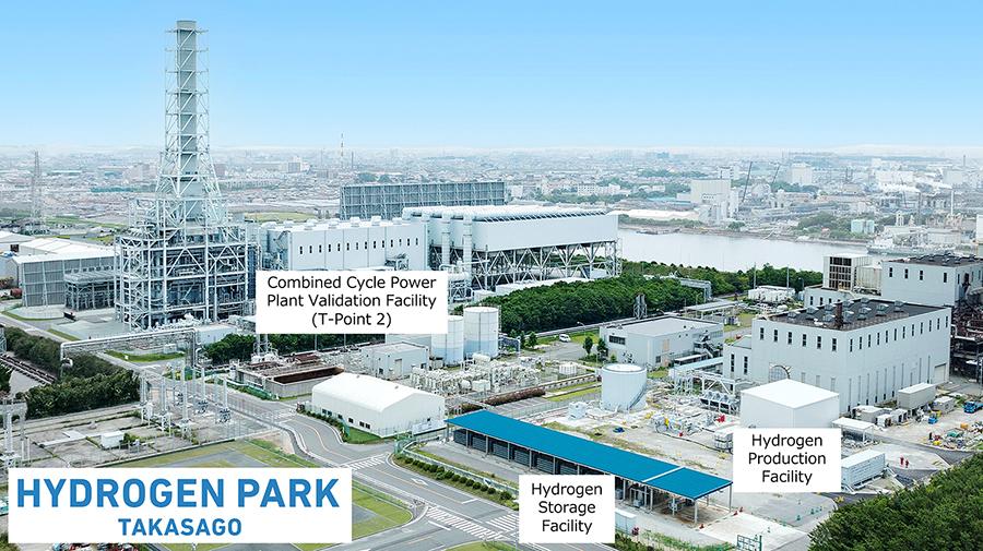 Hydrogen production/storage and combined cycle power plant validation facilities at Takasago Hydrogen Park