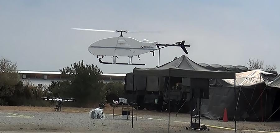 Small-Sized UAV Used During Training for Information Gathering Immediately Following a Disaster