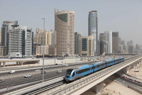 [Dubai Metro, a fully automated driverless metro system]