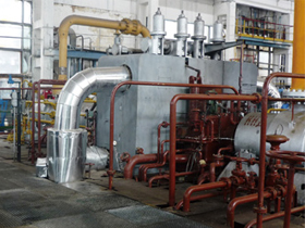 ロシアのアンモニアプラント合成ガス用蒸気タービン近代化工事受注