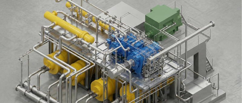 CCUS バリューチェーン構築に貢献するCO₂コンプレッサ