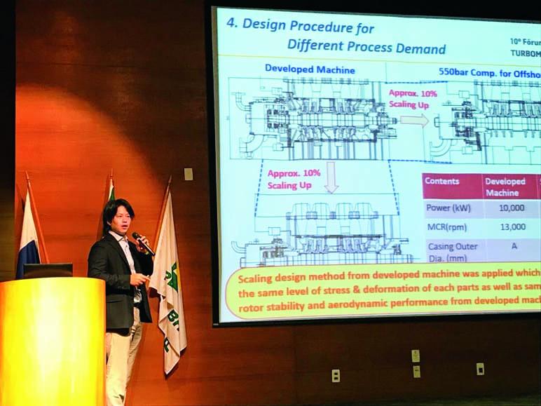 Participating in the rotating machine forum, sponsored by Brazilian state-owned oil company Petrobras, where we introduced the latest technology on compressors