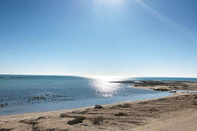 The quiet Persian Gulf, as seen from Khobar
