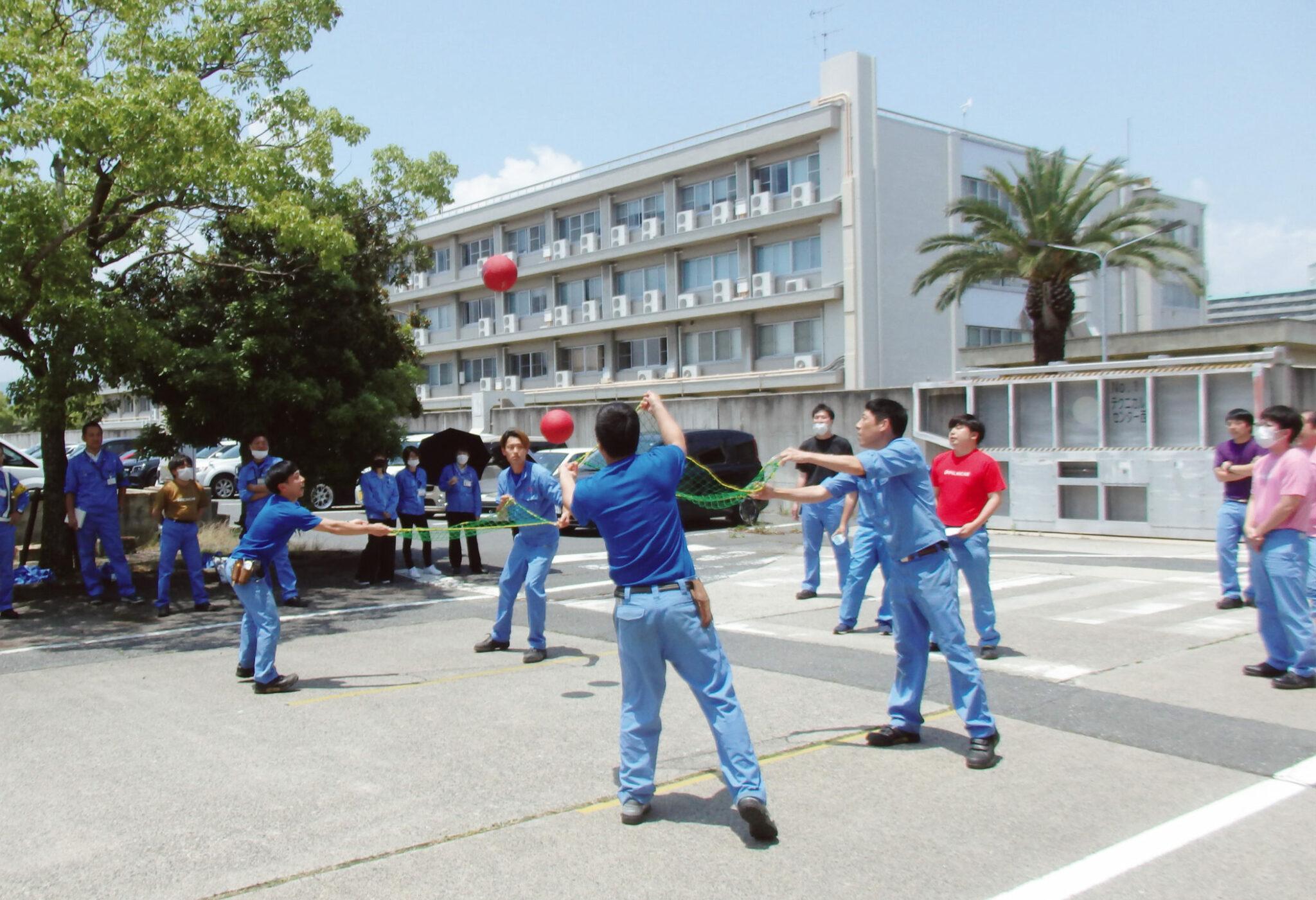 Eba district teams during the competition