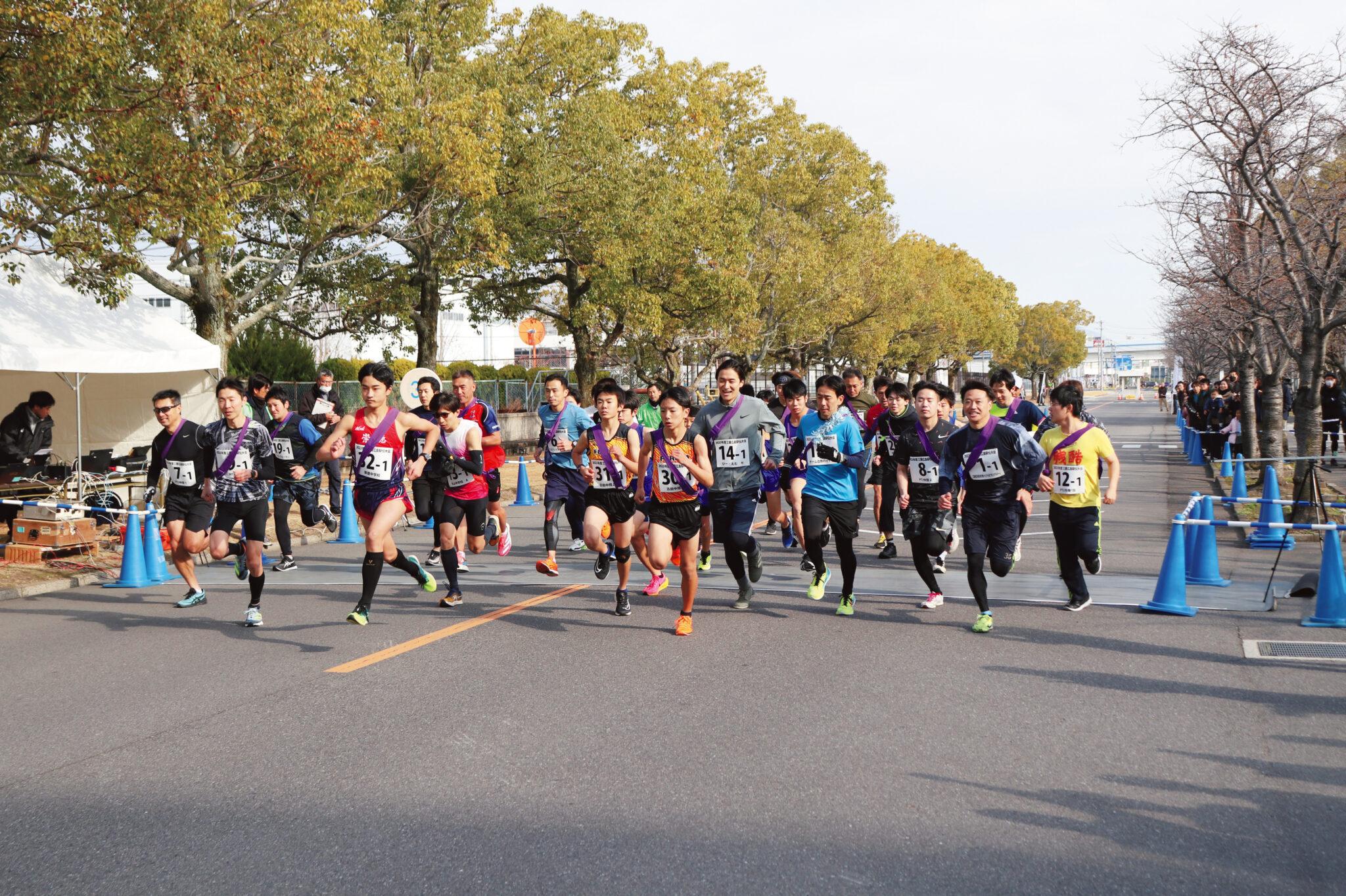 A scene from the race