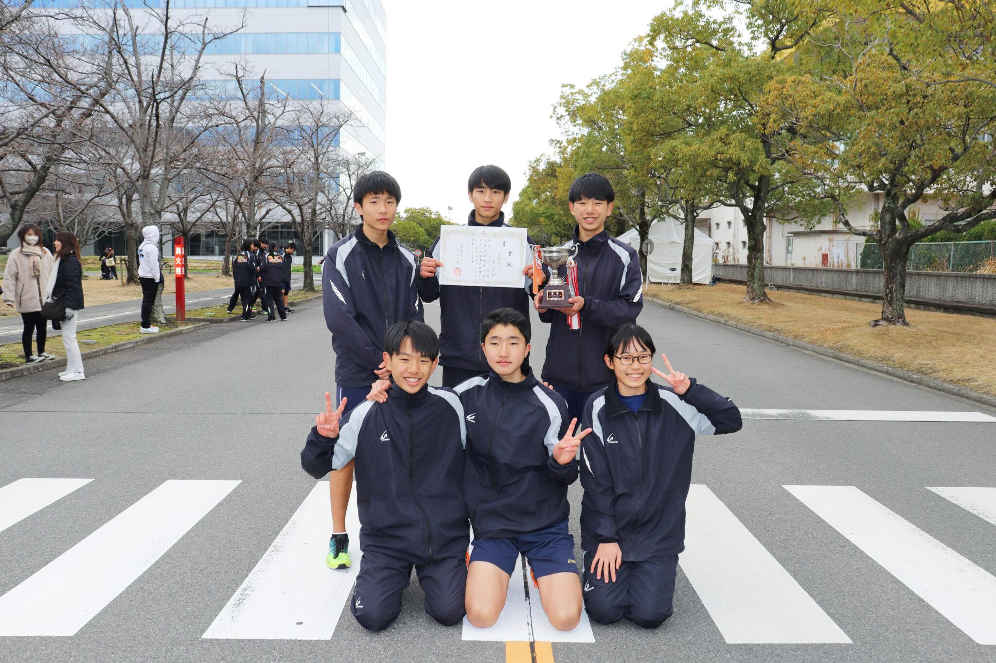 Winning middle school team: Furuta Middle School Track & Field Club A (Furuta Middle School)