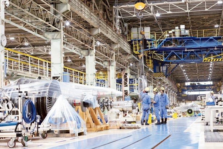 A well-organized factory