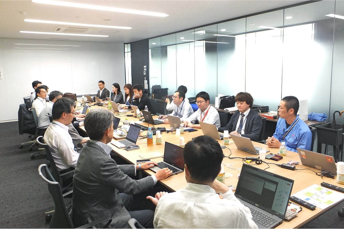 Many PR personnel gathered from around Japan