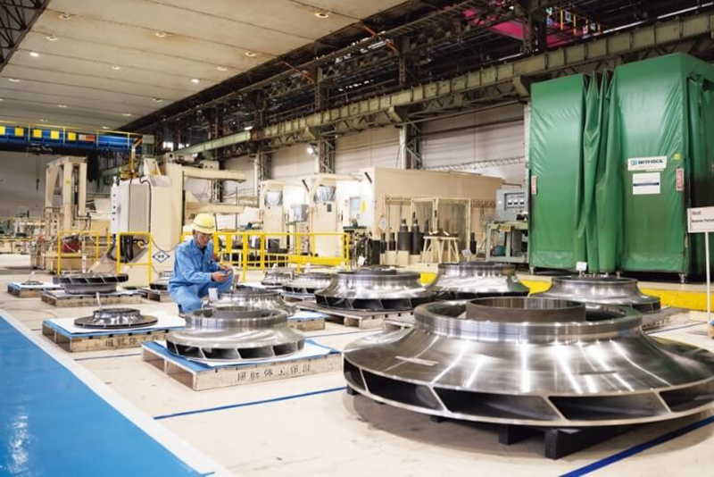 An impeller processed by the Welding & Assembling Team