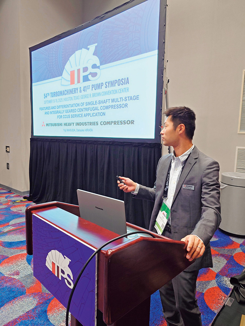 Yuji Masuda giving a presentation