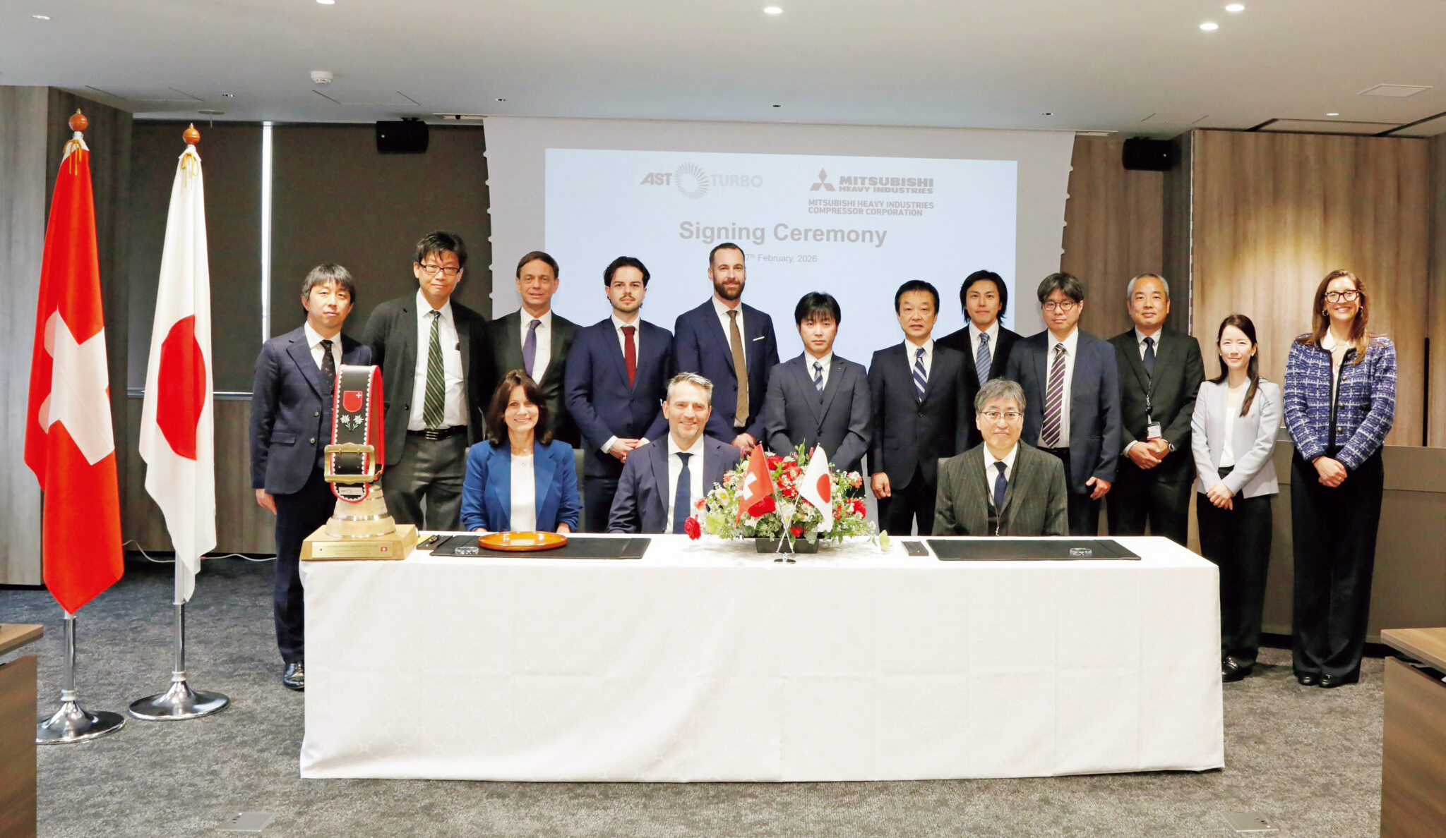 Signing ceremony participants