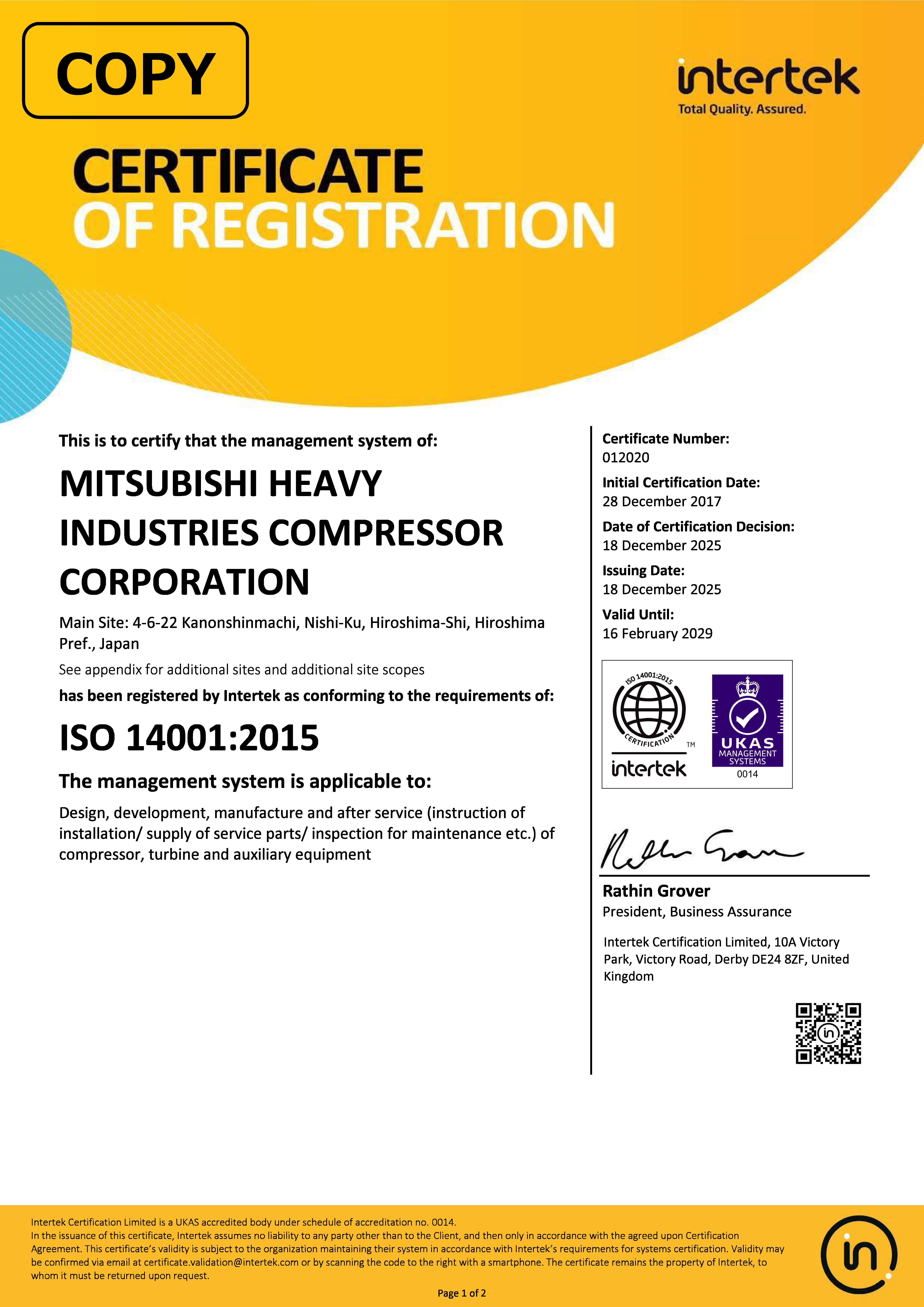ISO 14001:2015