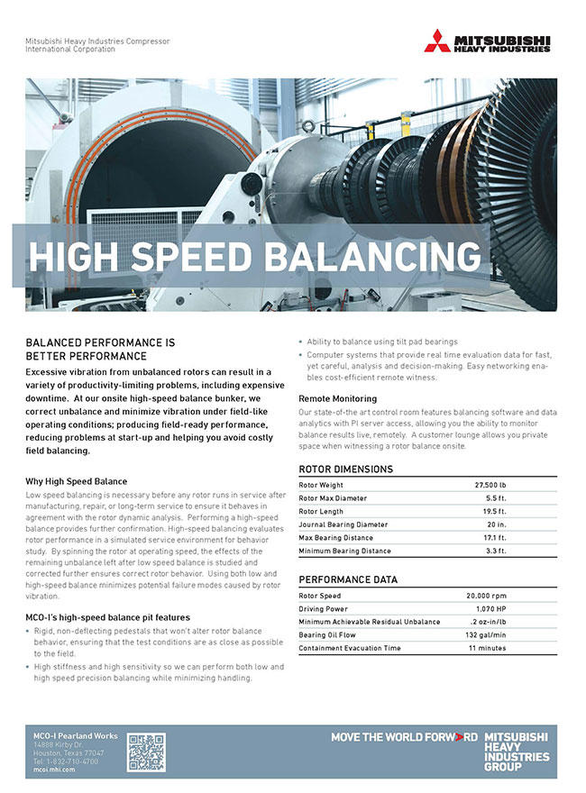 HIGH-SPEED BALANCE