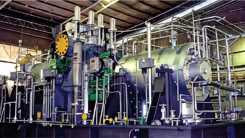 Compressor for methanol gas synthesis