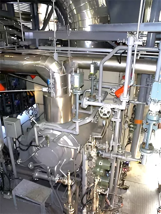 Compressor and gas turbine installed in an offshore plant