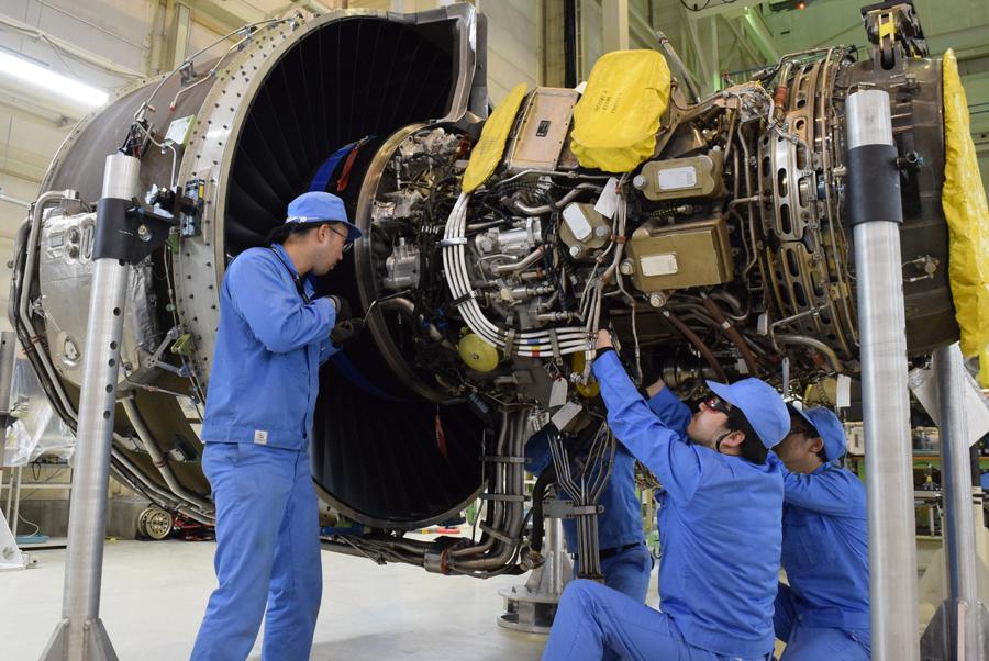 PW1100G-JM engine maintenance