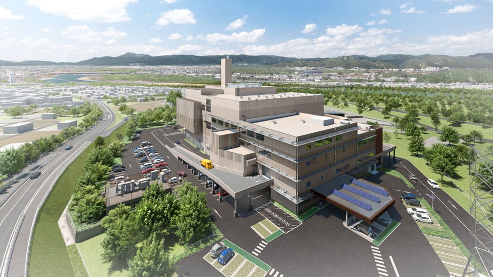 New Waste-to-Energy Plant of the Owarihokubu Waste Disposal Association (Rendering)