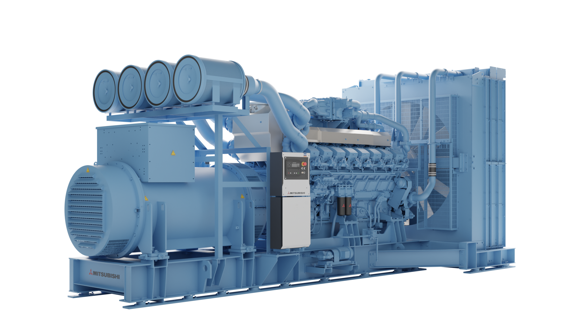 Diesel Generator Sets MGS3100R | Mitsubishi Heavy Industries Engine ...