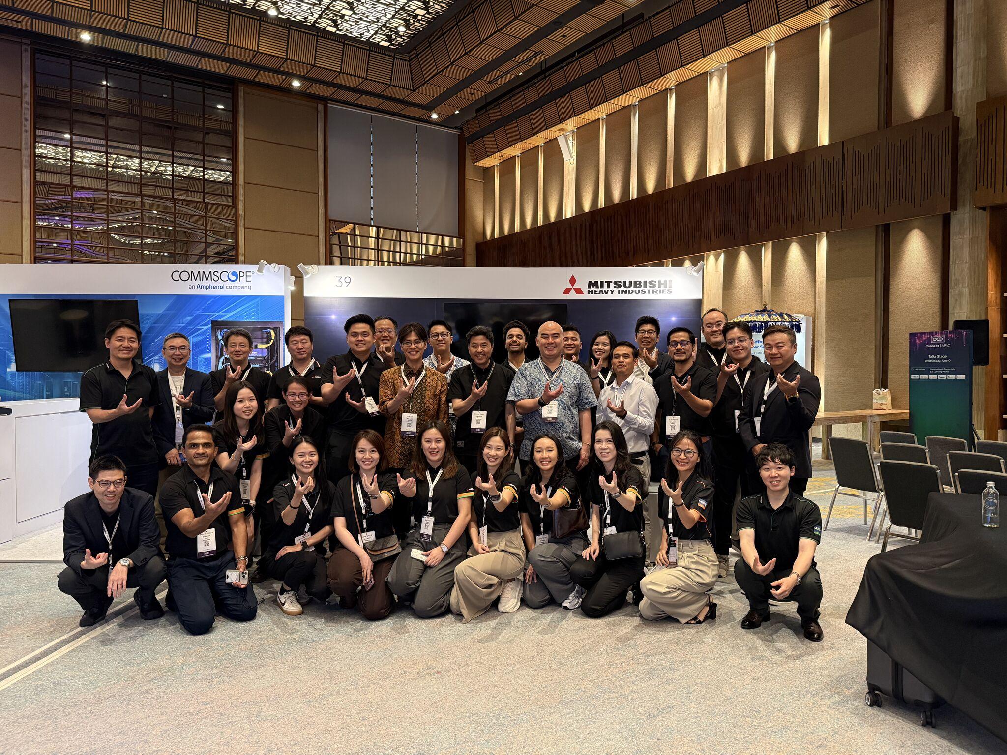 MHI-ESA team at Booth 39 during DCD>Connect APAC 2026