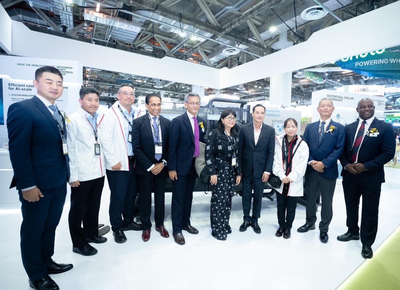 MHI teams and guests at the Data Center World Asia 2026 exhibition