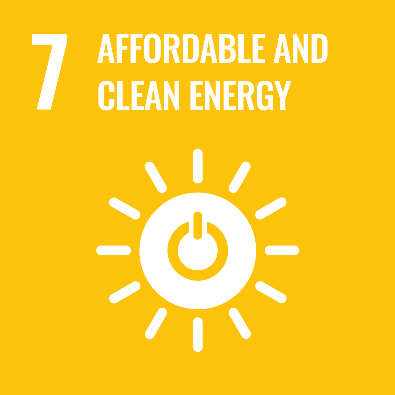 Goal 7. Affordable and clean energy