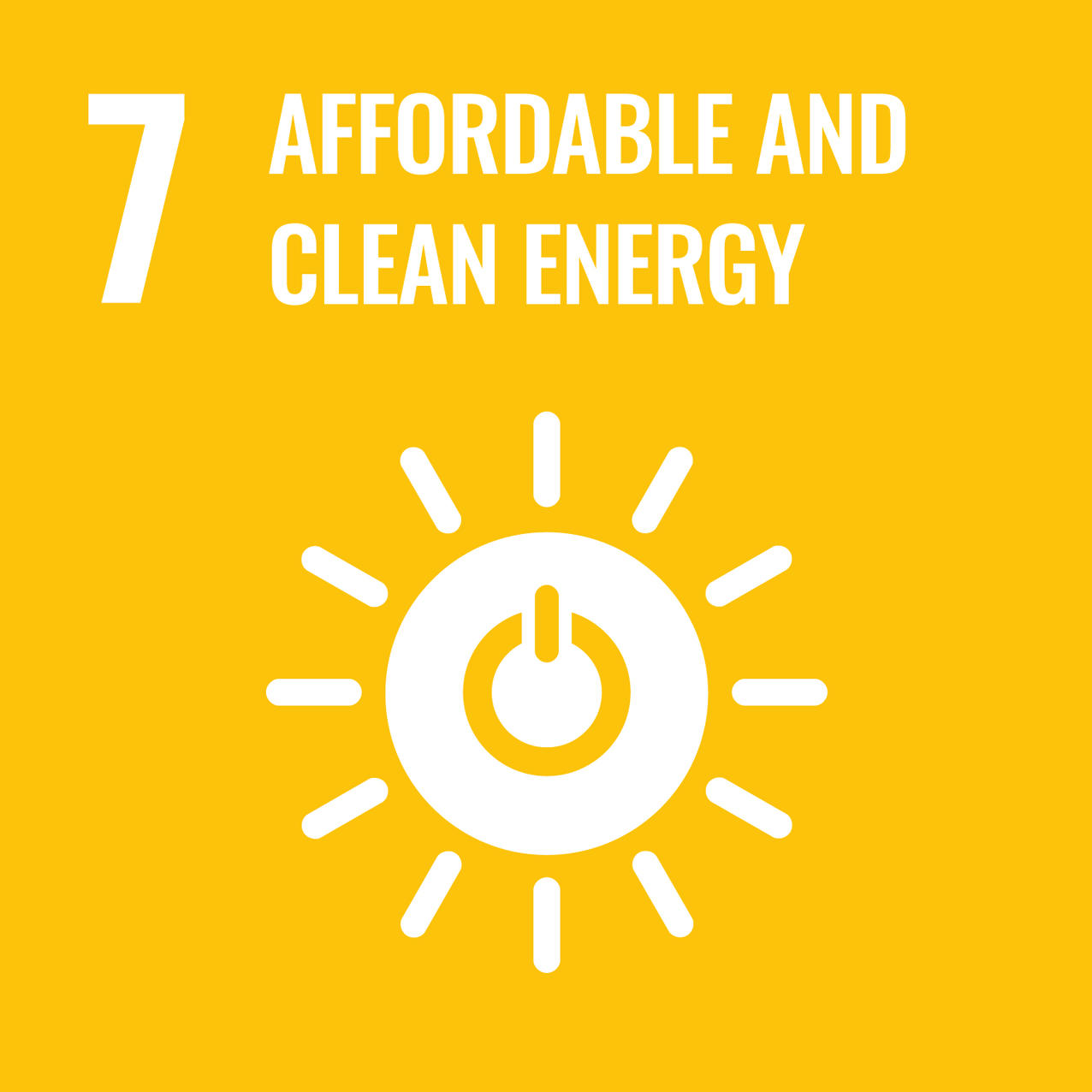 Goal 7. Affordable and clean energy