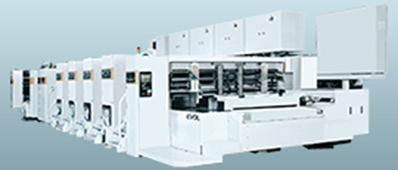 Rapid, beautiful, economical! A newspaper offset press developed to lead the world.