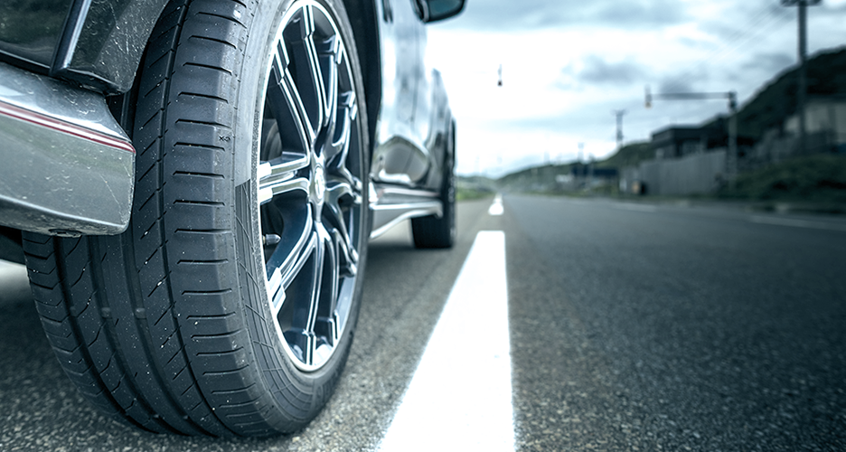 Photograph of a tire