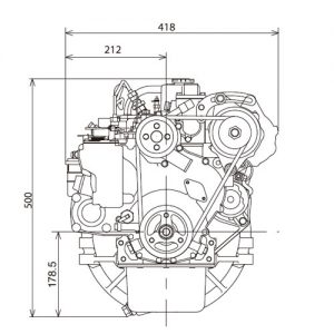 MVL3E engine sketch