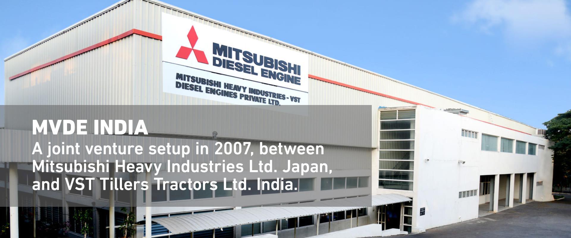 Manufacturing unit of off-highway diesel engine manufacturing at  Mitsubishi Heavy Industries - VST Diesel Engines Pvt Ltd. (MVDE India) India