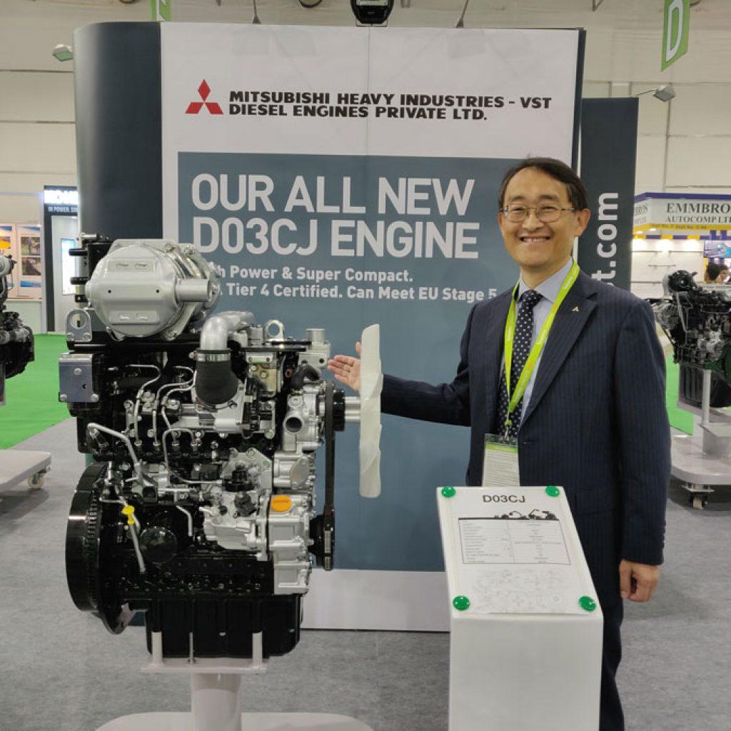 MD MR. KENJI KAWAMOTO WITH NEW D03CJ ENGINE