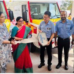 Ambulance Handing Over at District Hospital Mysore