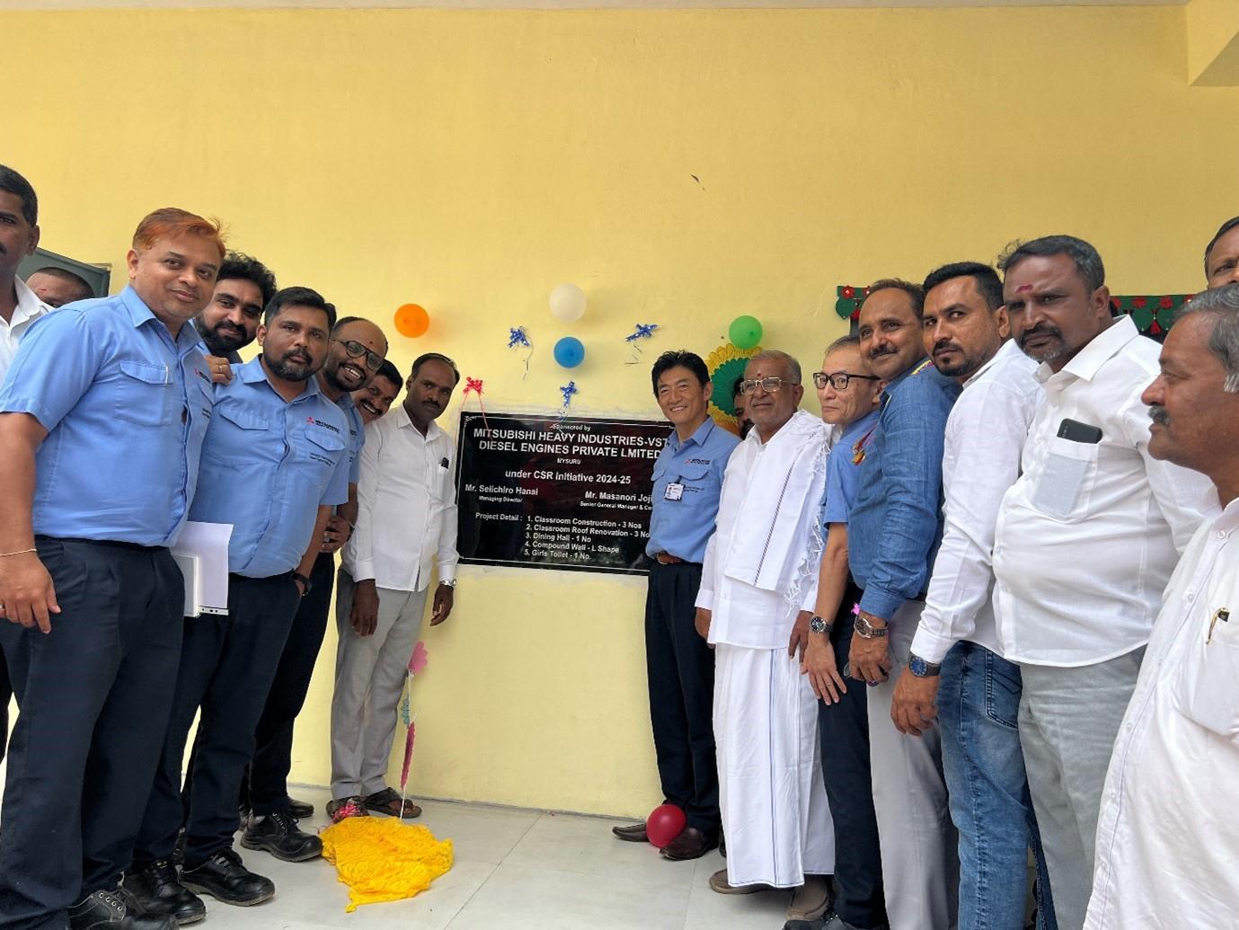 CSR Initiative for FY 2024-25 renovation of a government school in Harohalli, Mysuru