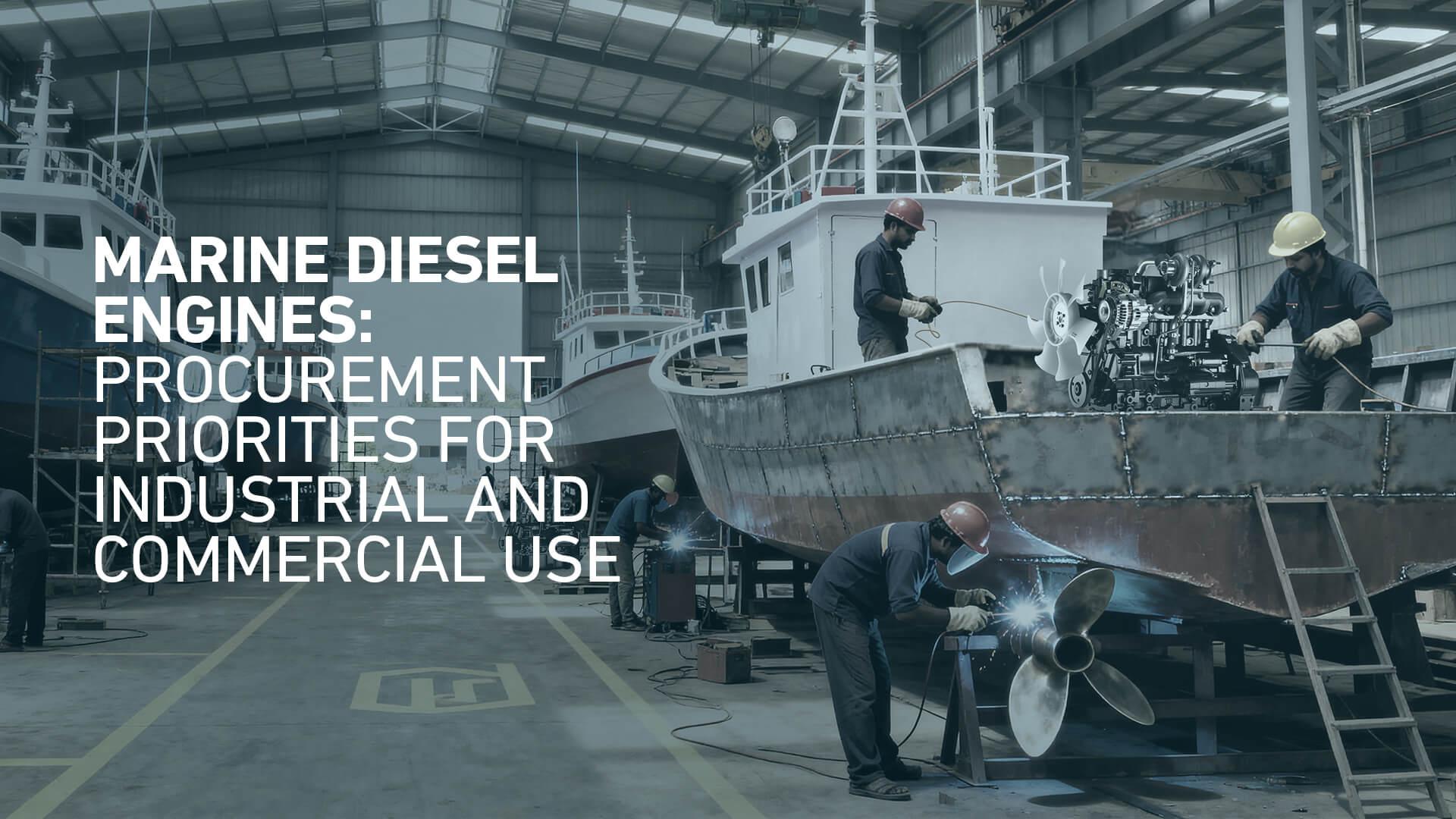 Marine Diesel Engines Procurement Priorities for Industrial and Commercial Use
