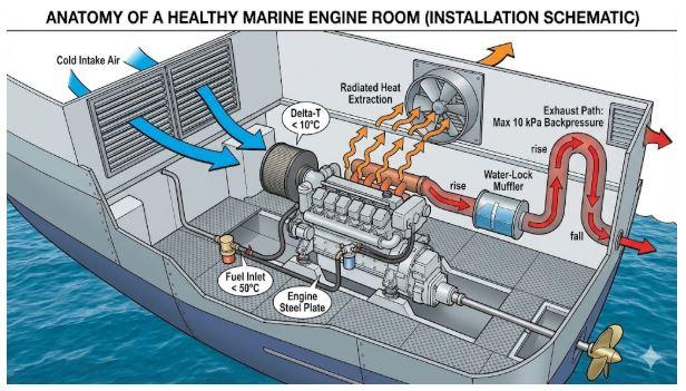 Anatomy of a healthy Marine Engine Room
