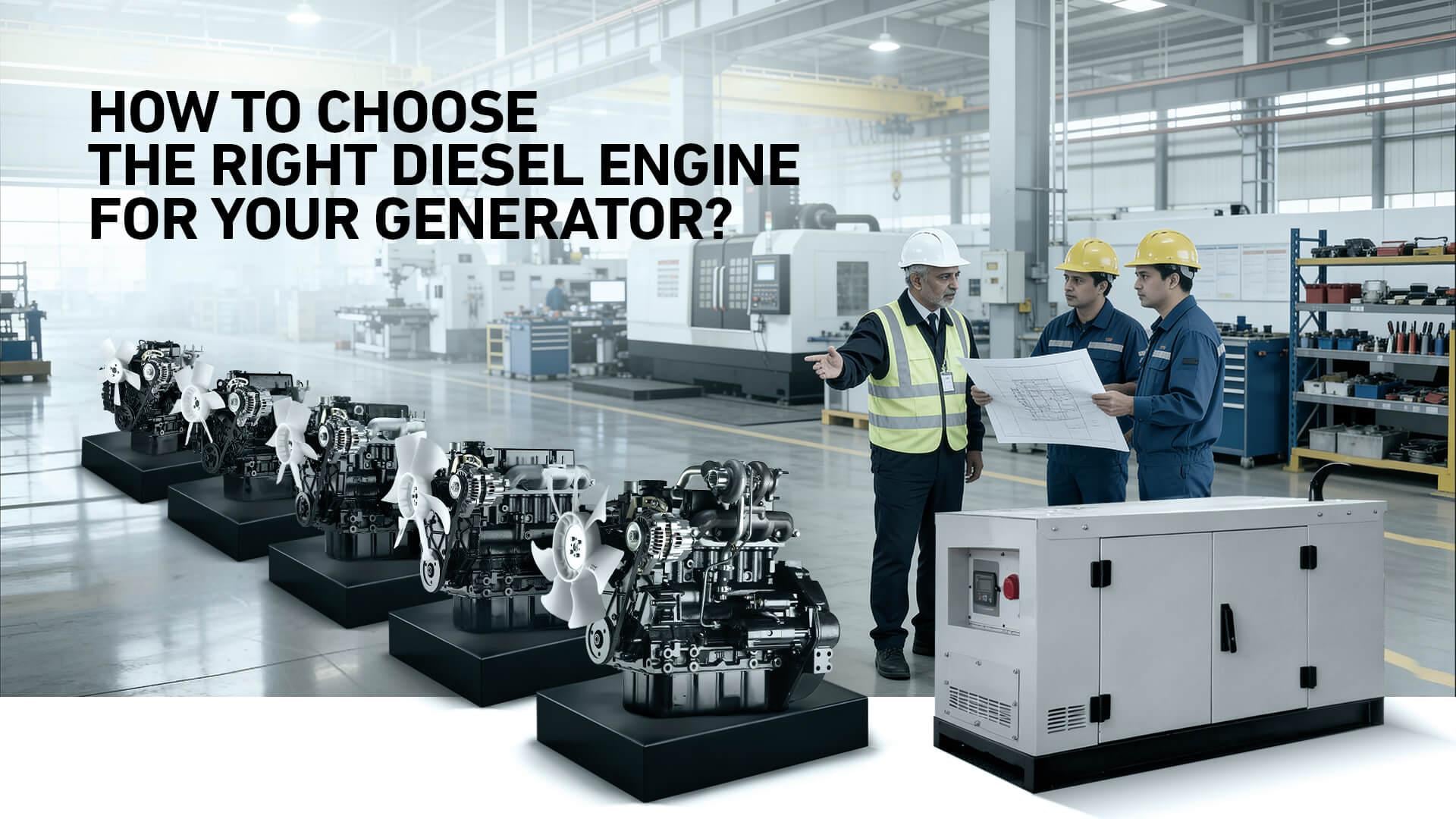 How to Choose the Right Diesel Engine for Your Generator