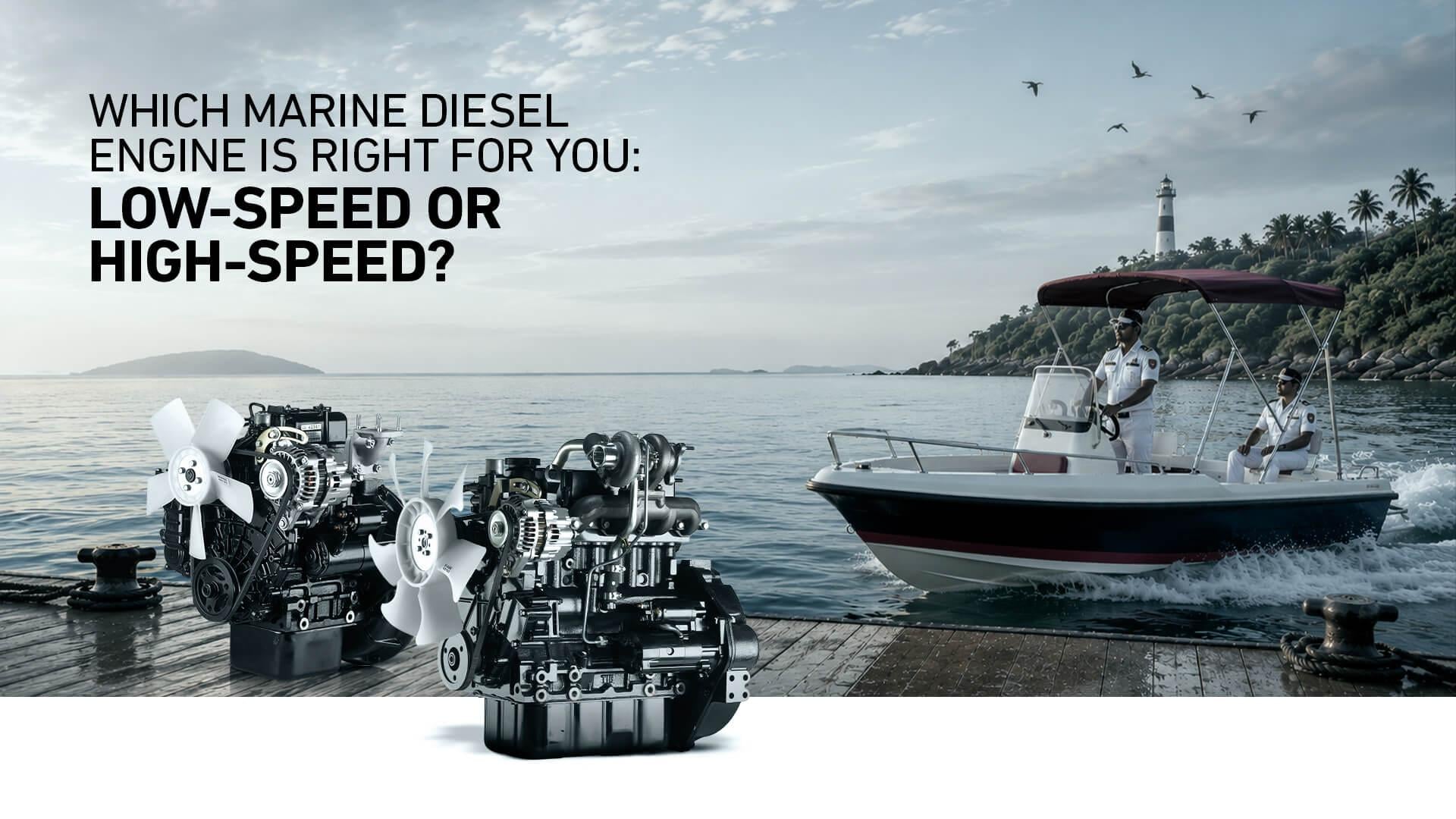 Which Marine Diesel Engine Is Right for You Low-Speed or High-Speed
