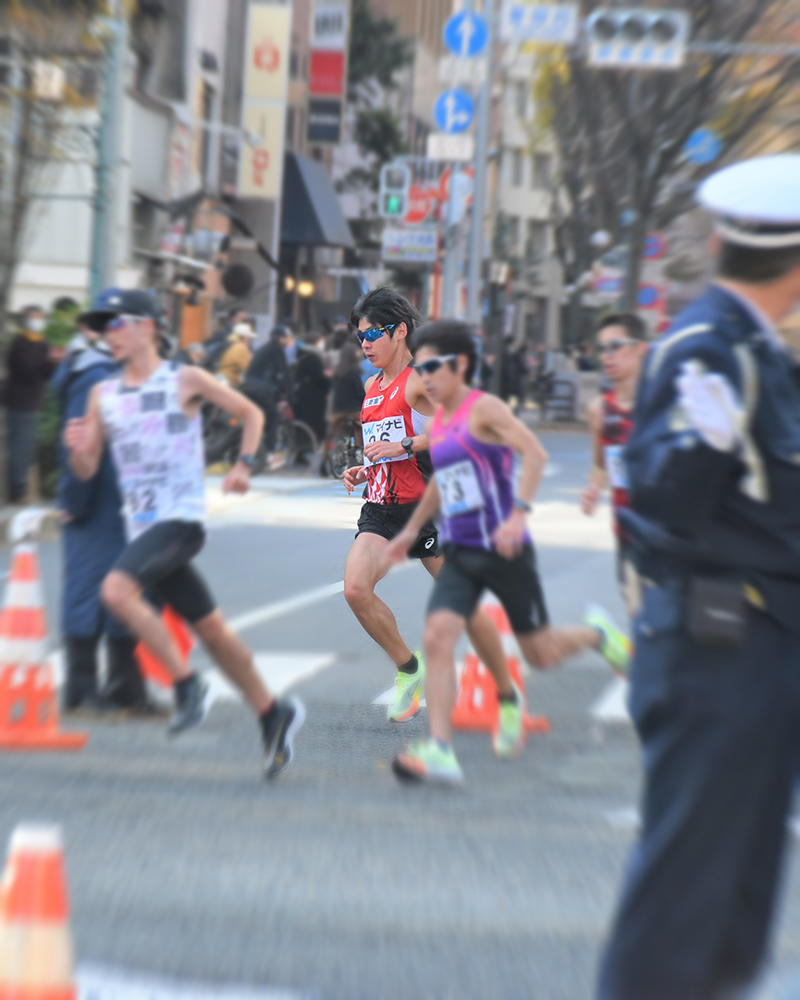 岩田選手 18km地点