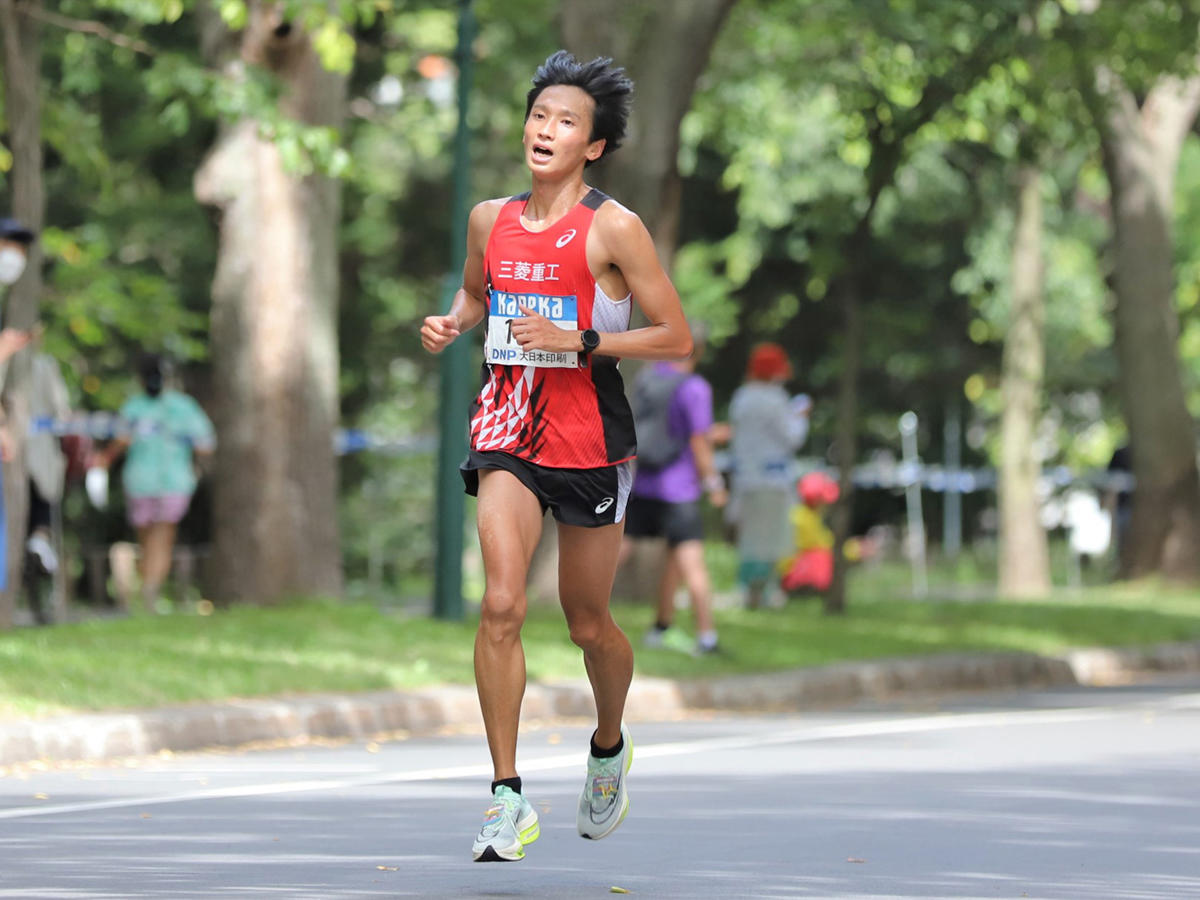 40km地点（江島選手）