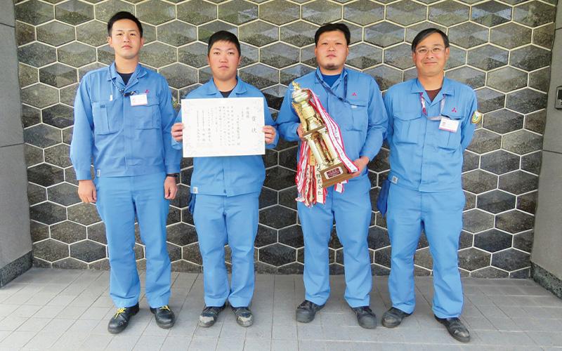 第54回 広島市自衛消防隊 消防競技大会で準優勝を飾る