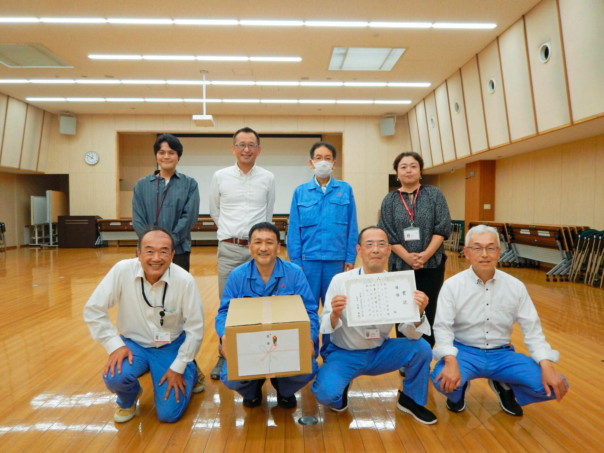 呉地区優勝　電計2チーム（MPWIDSプ技部）の皆さん