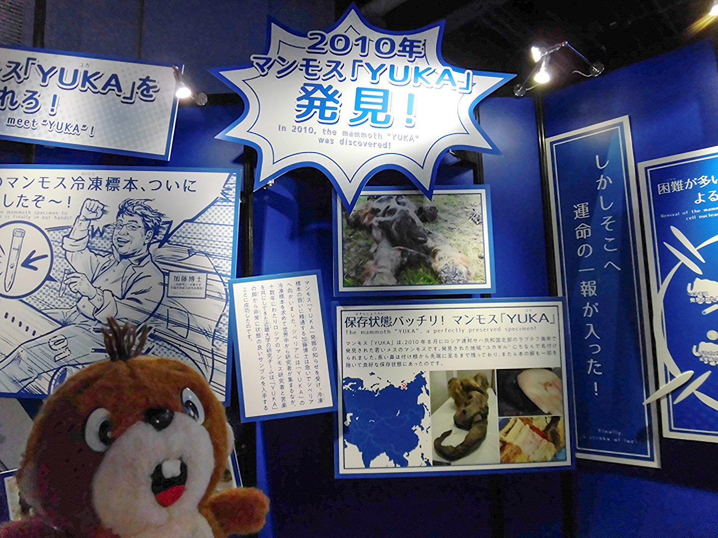 三菱重工冷熱 2019マンモス展 マンモス「YUKA」