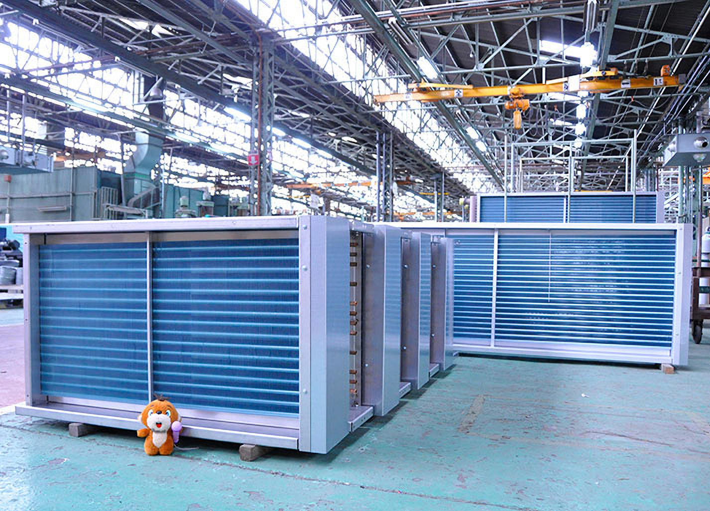 三菱重工冷熱 大和工場 空気熱交換器
