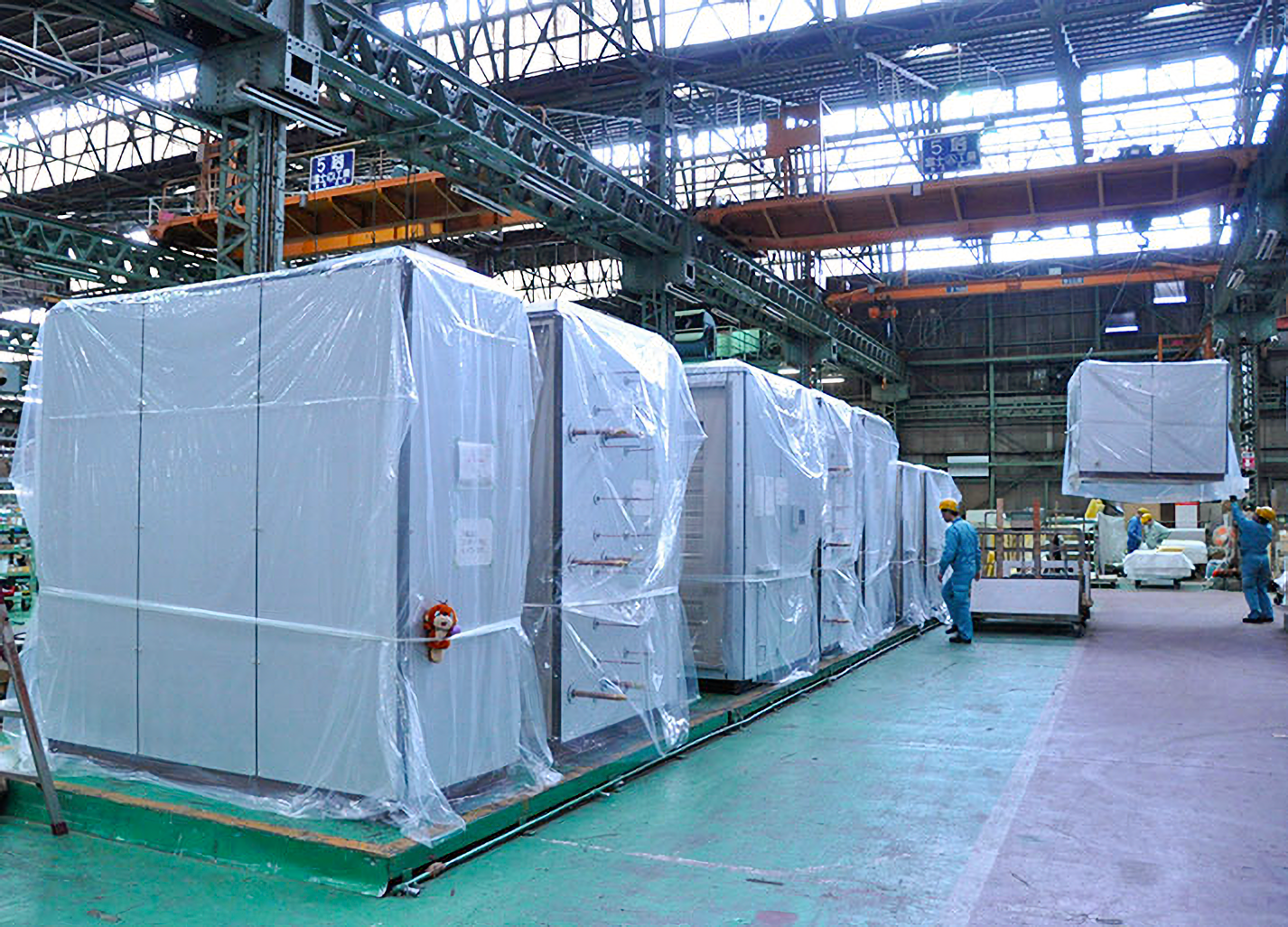 三菱重工冷熱 大和工場 エアハンドリングユニット
