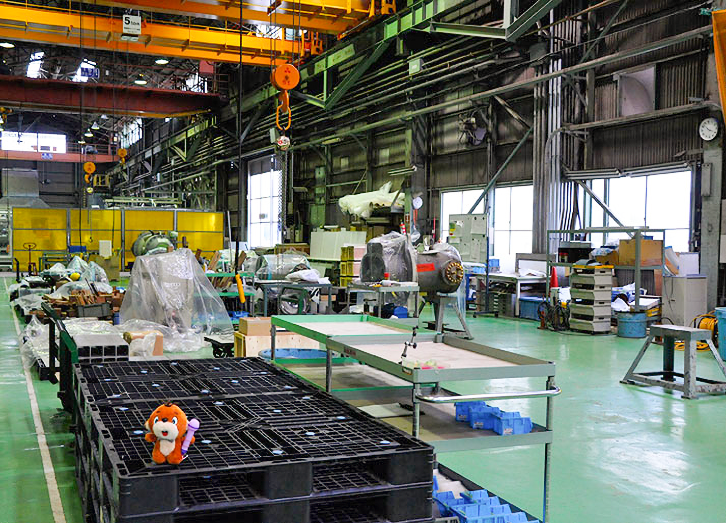 三菱重工冷熱 大和工場 大型冷凍機