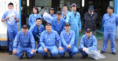 東日本支社　部品・サービスグループ　横浜工場　本牧工場ボランティア清掃