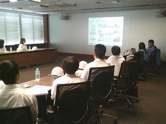 講話・意見交換の様子